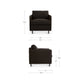 Teller Accent Chair – 31.5" Leather Accent Chair (2 Colors) (6)