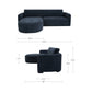 Emmy Sectional – 108.7" Upholstered Sectional Sofa (2 Colors) (4)