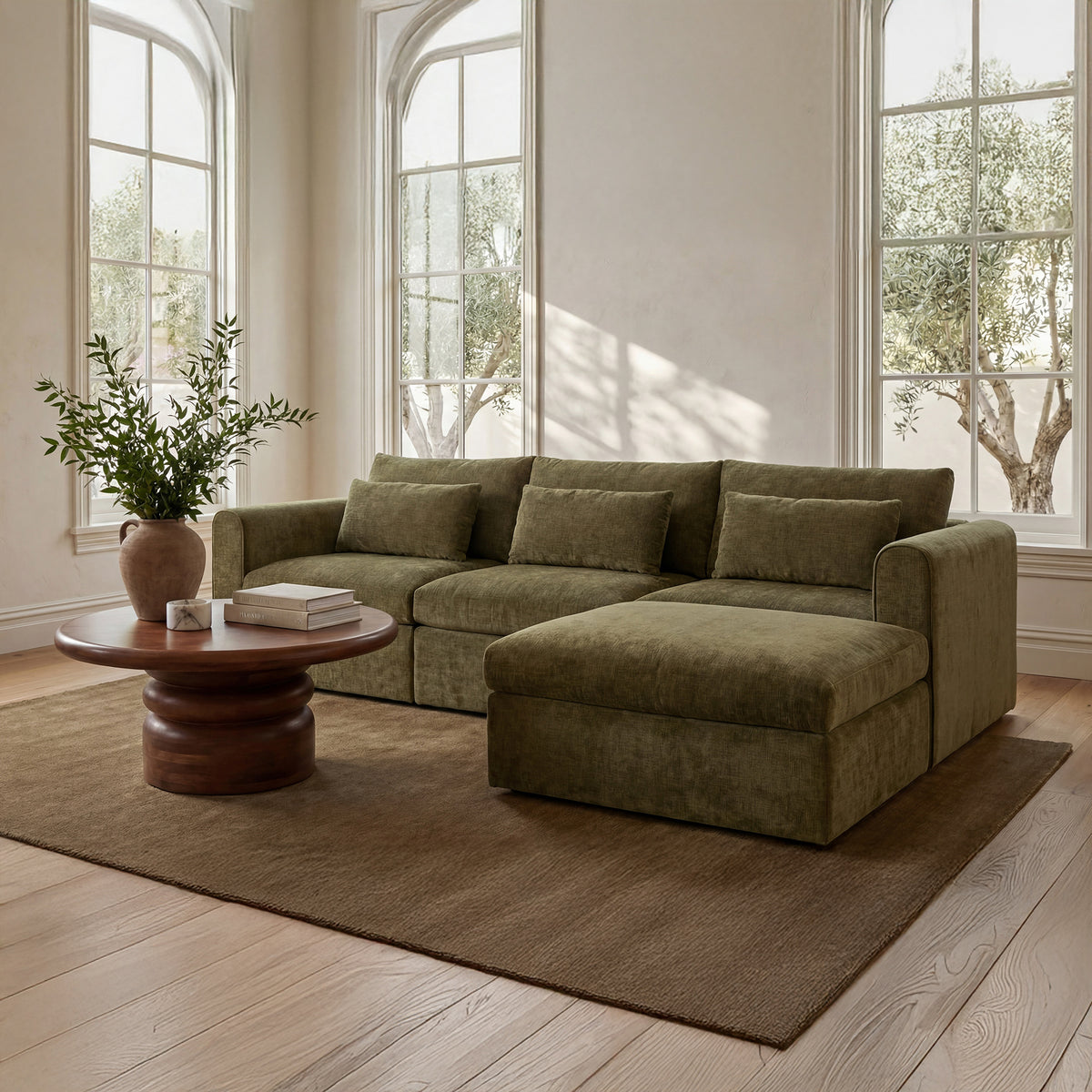 Swift Slipper Chair – 33.46" Upholstered Slipper Chair (2 Colors) (3)