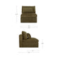Swift Slipper Chair – 33.46" Upholstered Slipper Chair (2 Colors) (4)
