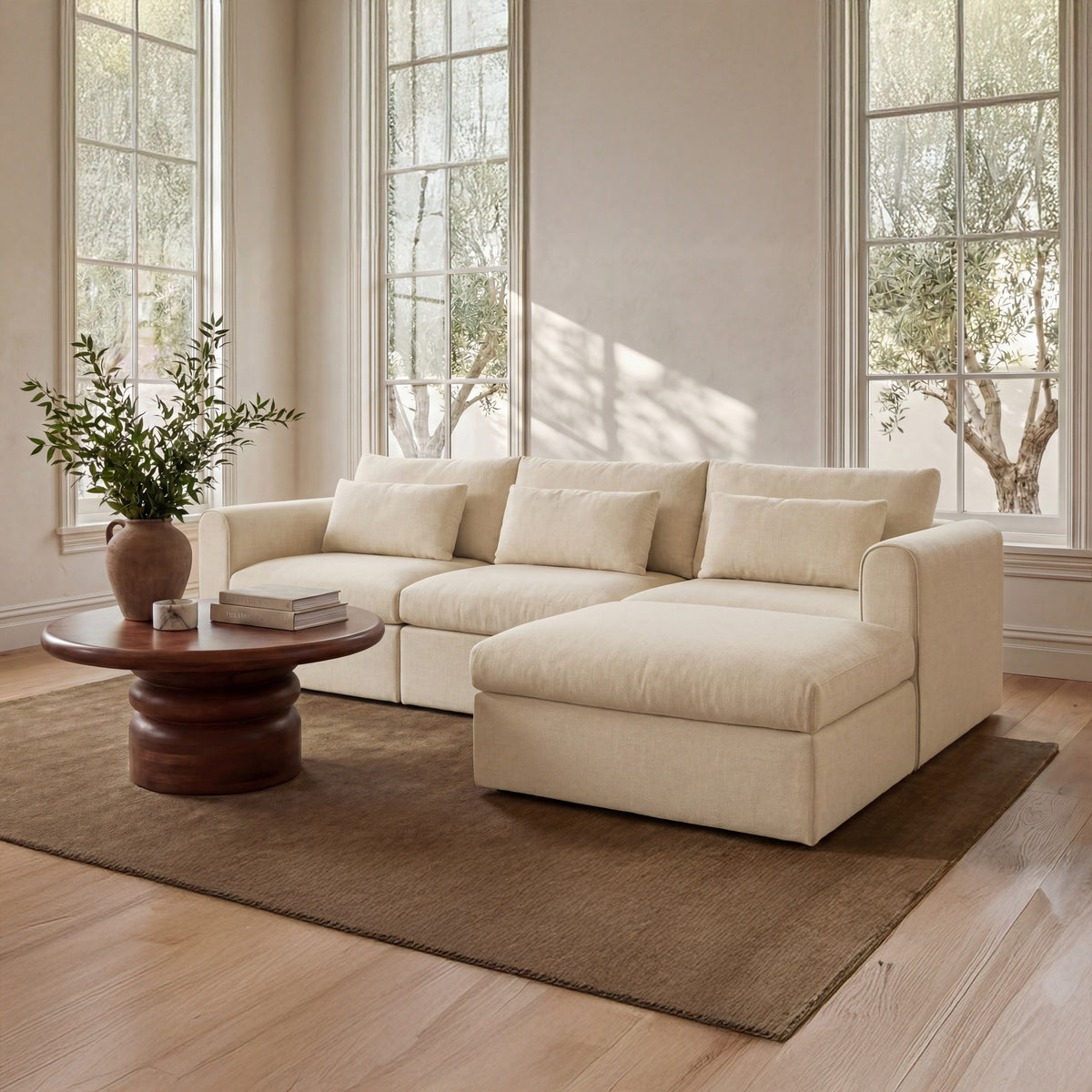 Swift Slipper Chair – 33.46" Upholstered Slipper Chair (2 Colors) (5)