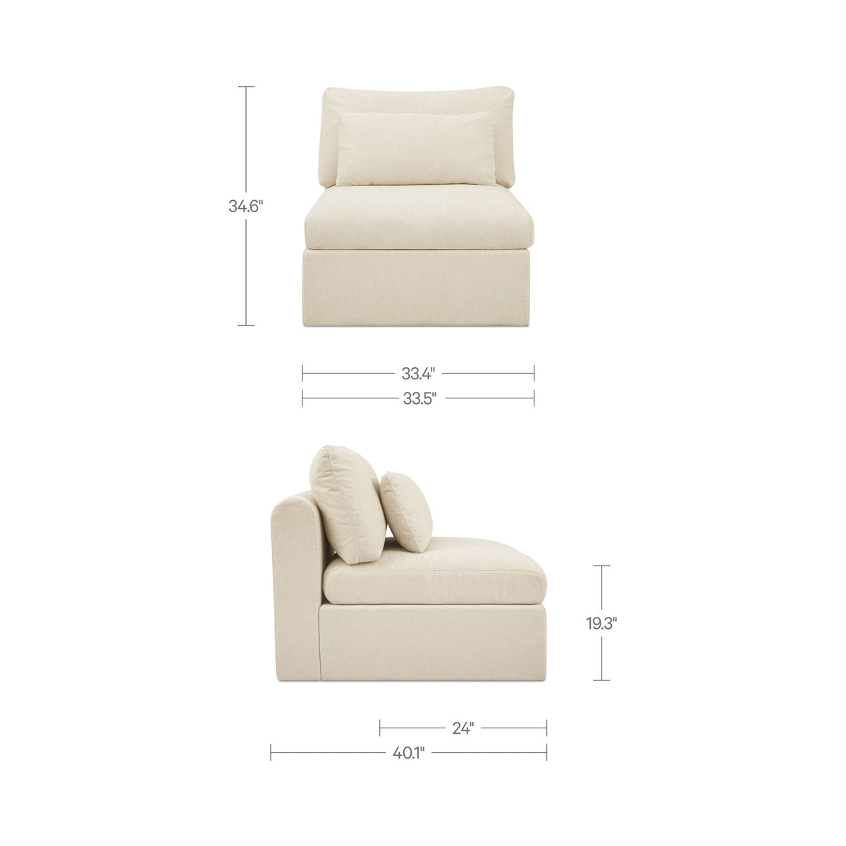 Swift Slipper Chair – 33.46" Upholstered Slipper Chair (2 Colors) (6)