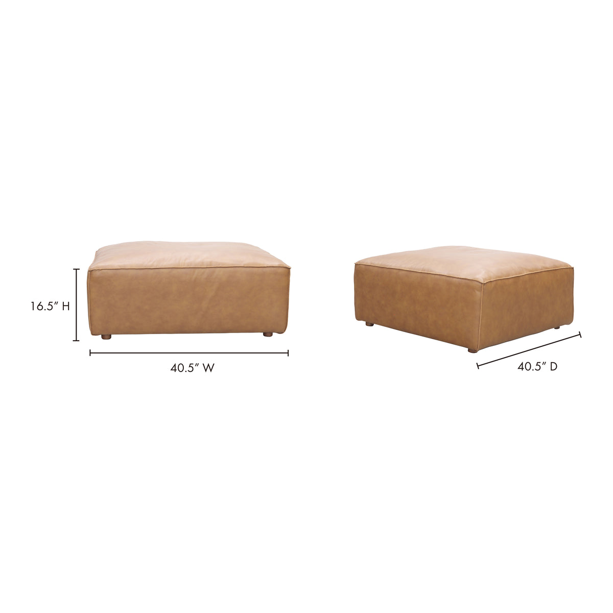 Form Ottoman – 40.5" Leather Ottoman (9)
