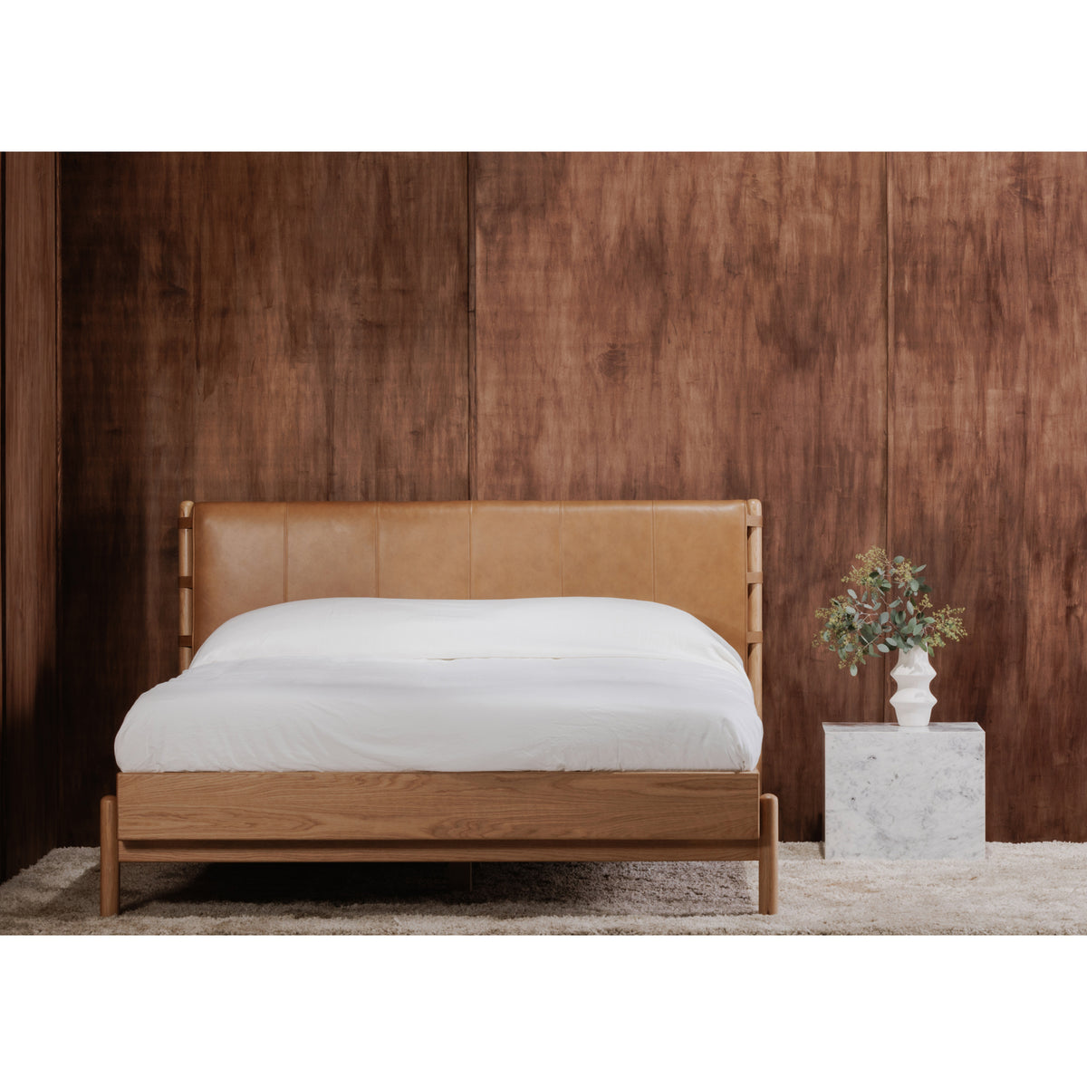 Colby Bed – 83" Leather Upholstered Bed (Queen and King) (13)