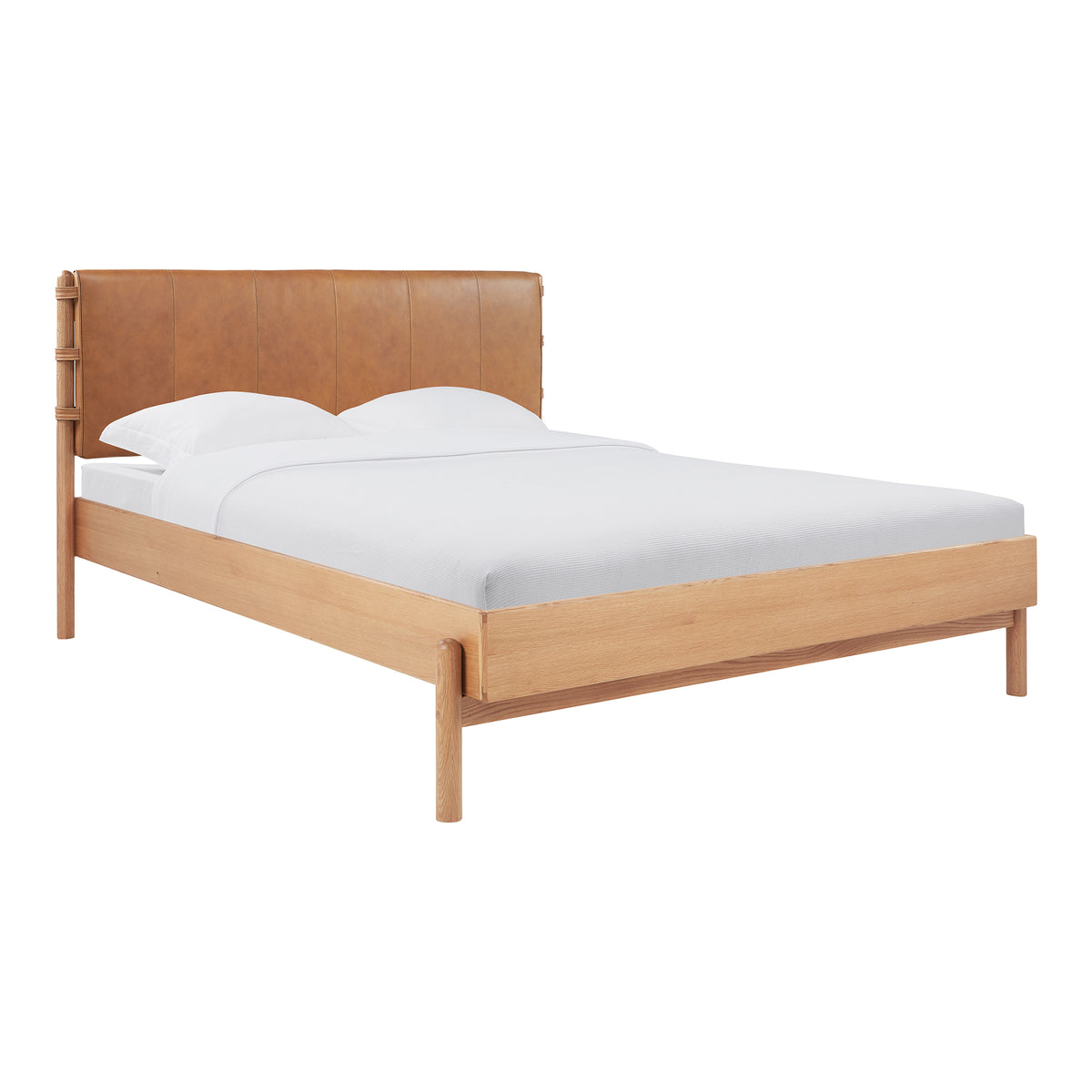 Colby Bed – 83" Leather Upholstered Bed (Queen and King) (5)