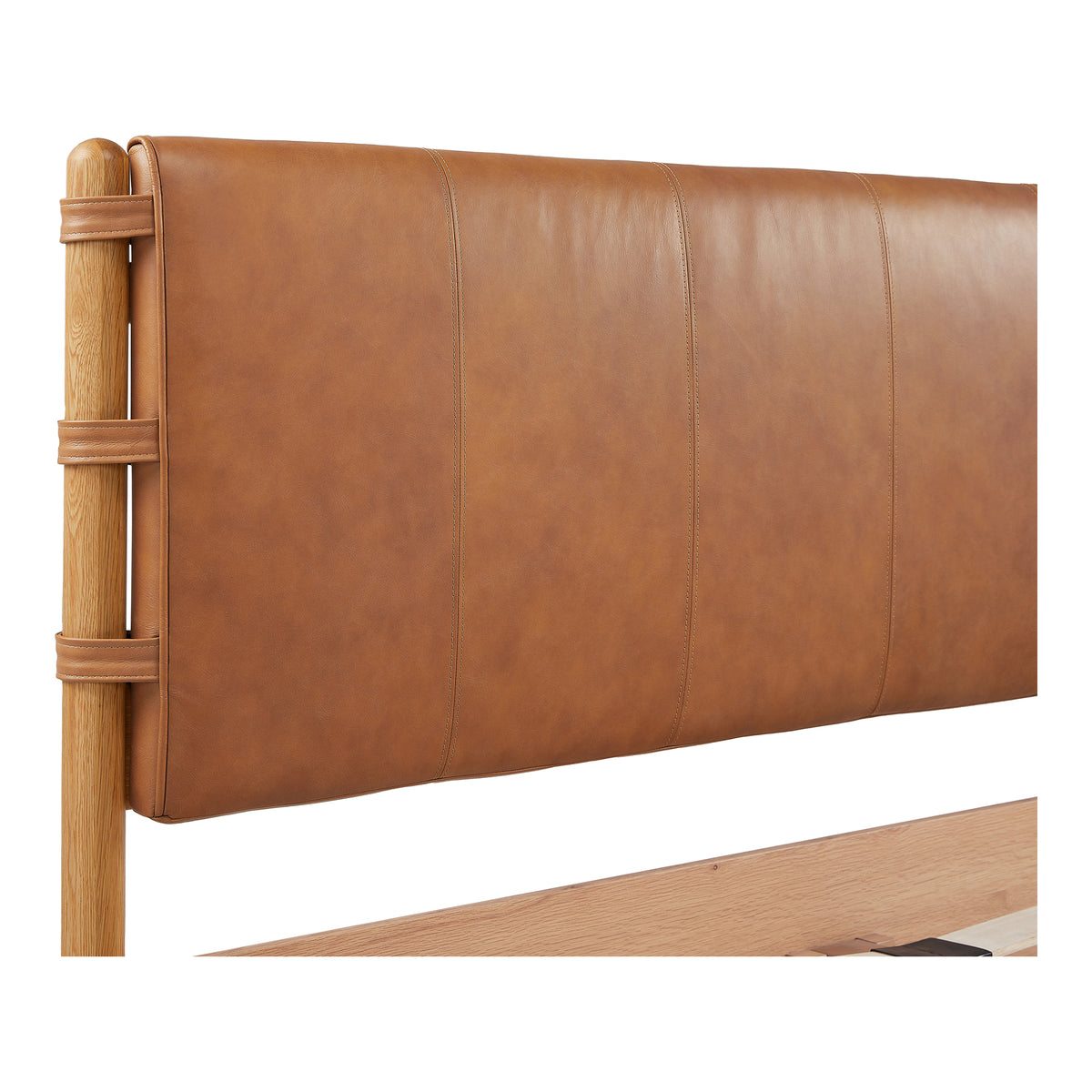 Colby Bed – 83" Leather Upholstered Bed (Queen and King) (9)