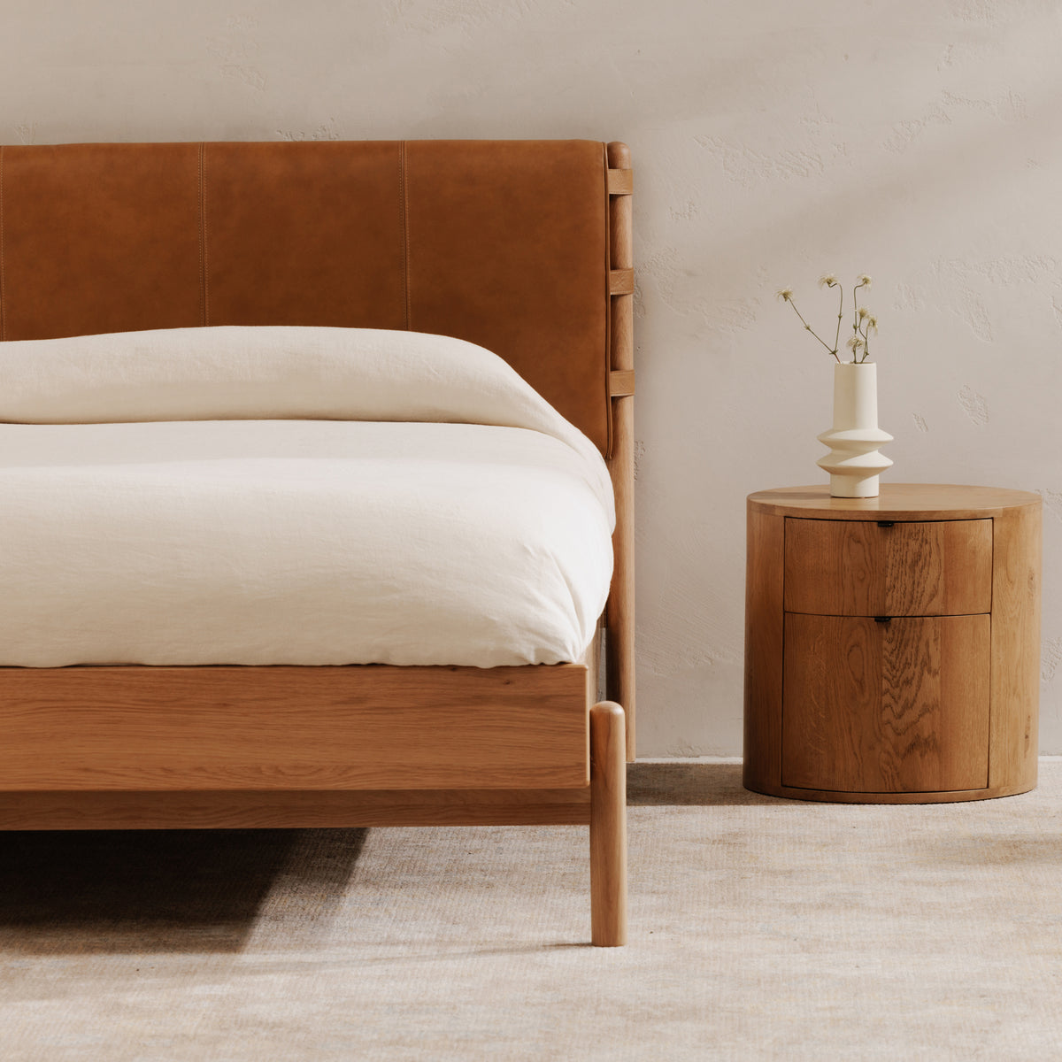Colby Bed – 83" Leather Upholstered Bed (Queen and King) (26)