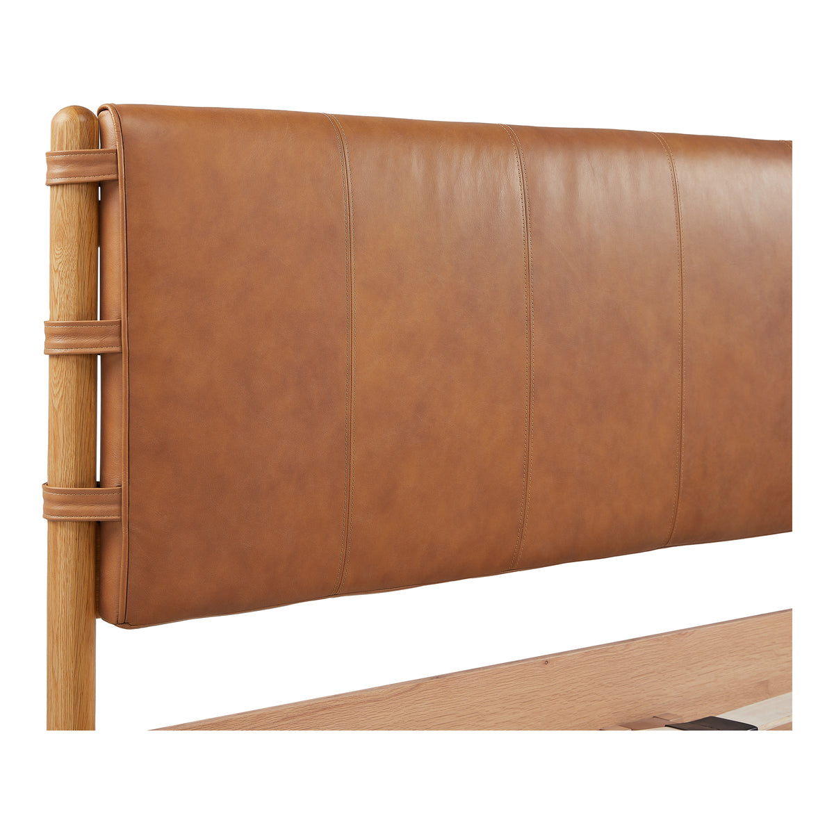 Colby Bed – 83" Leather Upholstered Bed (Queen and King) (24)