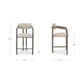 Cassidy Counter Stool – 21.5" Wishbone Upholstered Counter Stool (8)