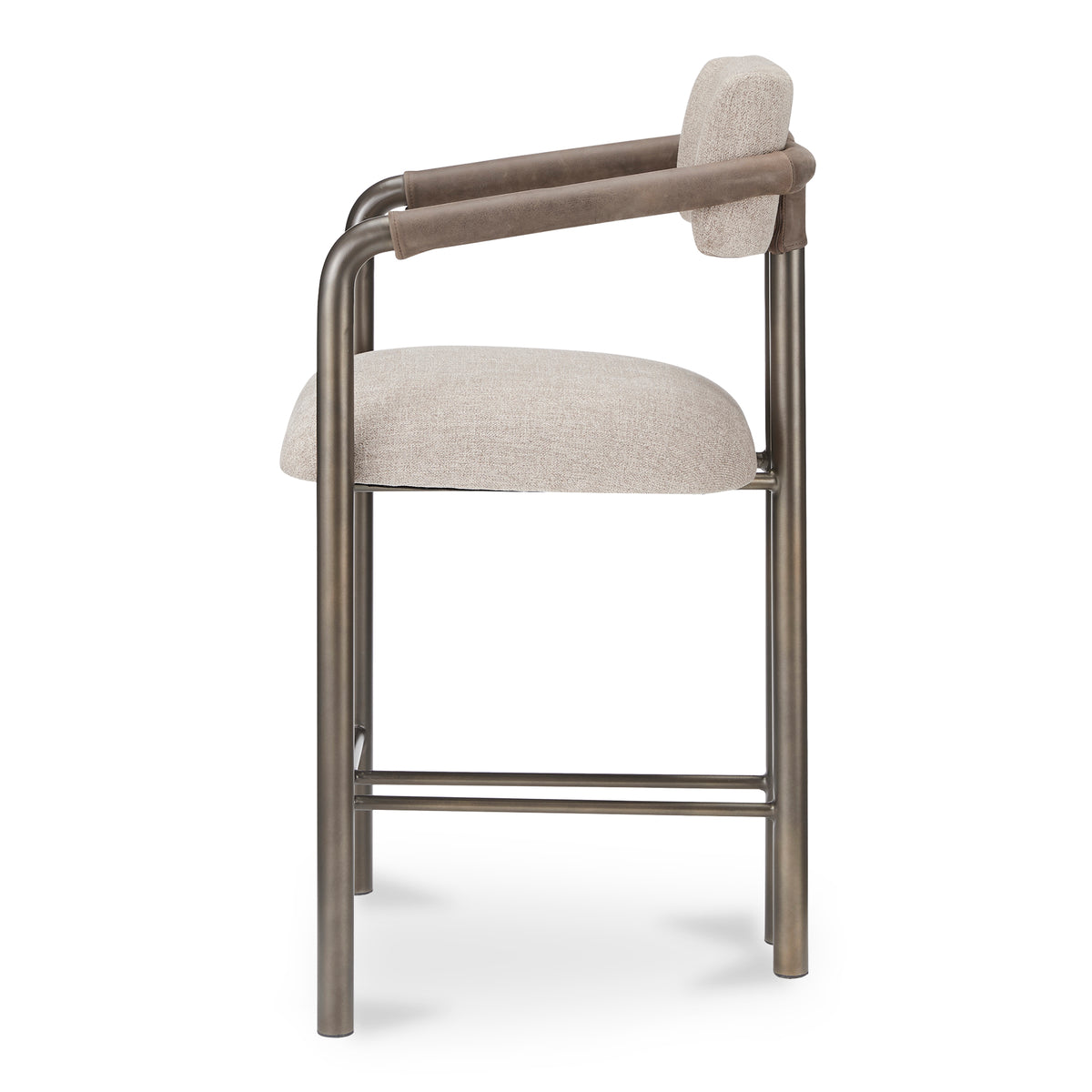 Cassidy Counter Stool – 21.5" Wishbone Upholstered Counter Stool (2)