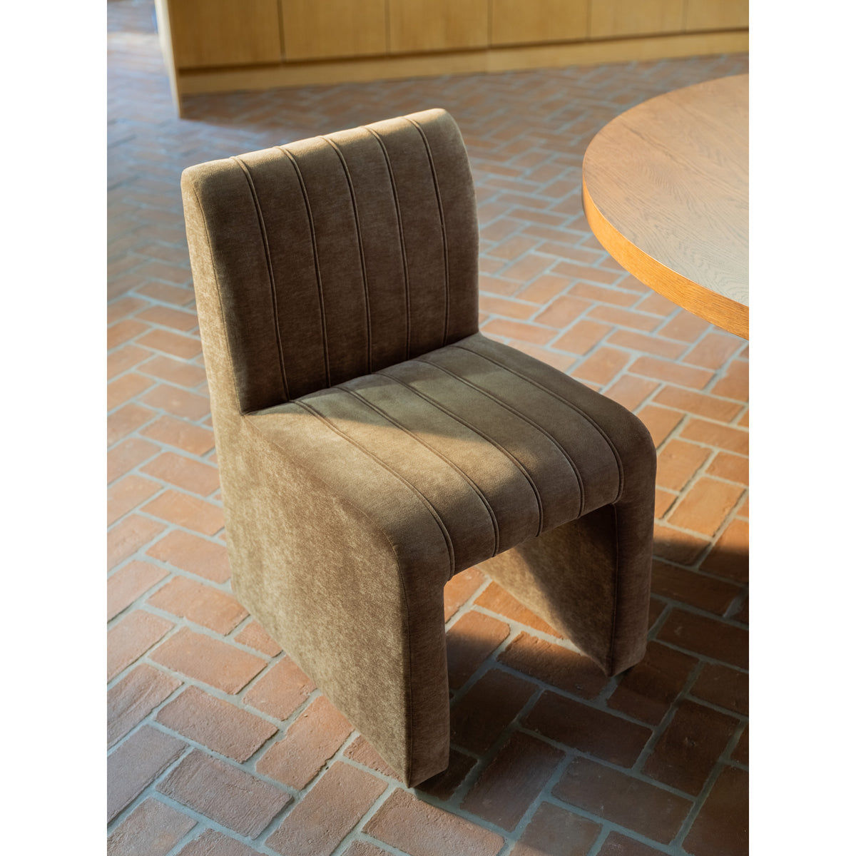Sally Dining Chair – 20.1" Upholstered Dining Chair (2 Colors) (16)