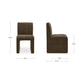 Sally Dining Chair – 20.1" Upholstered Dining Chair (2 Colors) (19)