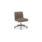 Sally Office Chair – 20.3" Upholstered Swivel Office Chair (2 Colors) (2)