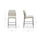 Danny Counter Stool – 18.7" Upholstered Counter Stool (2 Colors) (8)