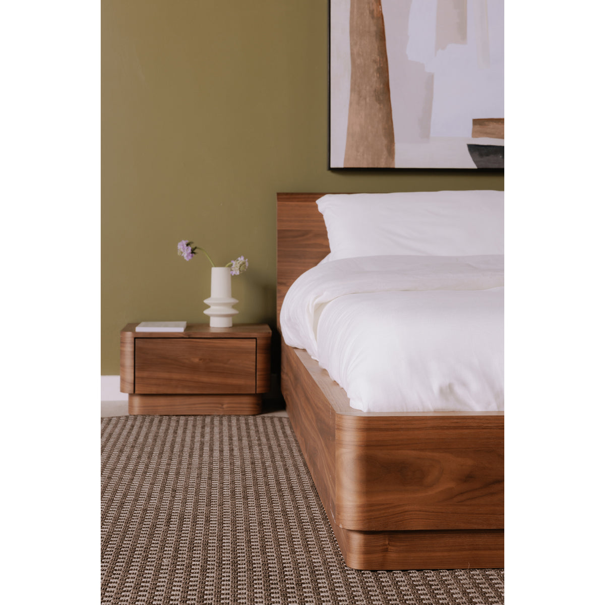 Round Off Nightstand – 20" Veneer Nightstand (3 Colors) (16)