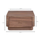 Round Off Nightstand – 20" Veneer Nightstand (3 Colors) (20)