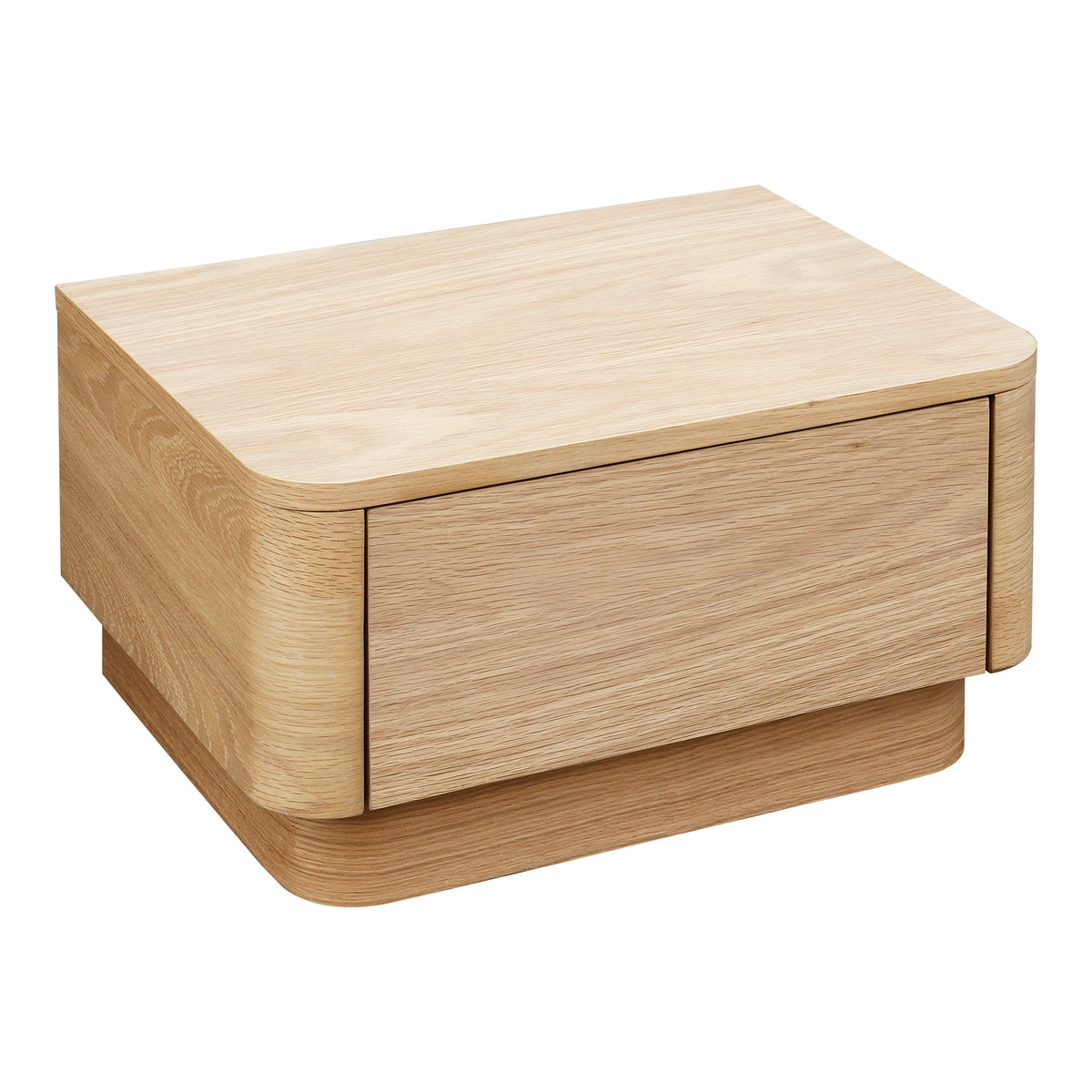 Round Off Nightstand – 20" Veneer Nightstand (3 Colors) (2)