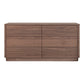 Round Off Dresser – 60" 6-Drawer Veneer Dresser (2 Colors) (10)