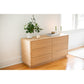 Round Off Dresser – 60" 6-Drawer Veneer Dresser (2 Colors) (6)