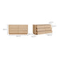 Round Off Dresser – 60" 6-Drawer Veneer Dresser (2 Colors) (9)