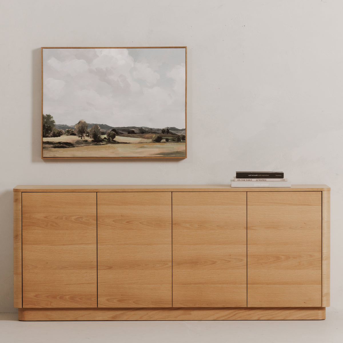 Round Off Sideboard – 72" Veneer Sideboard (2 Colors) (9)