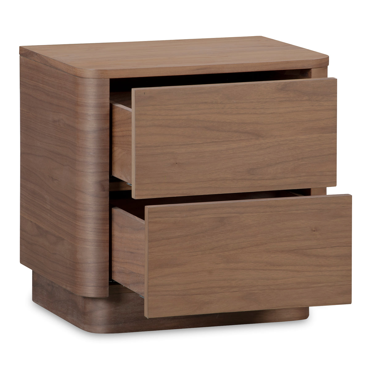 Round Off Nightstand – 20" Veneer Nightstand (3 Colors) (35)