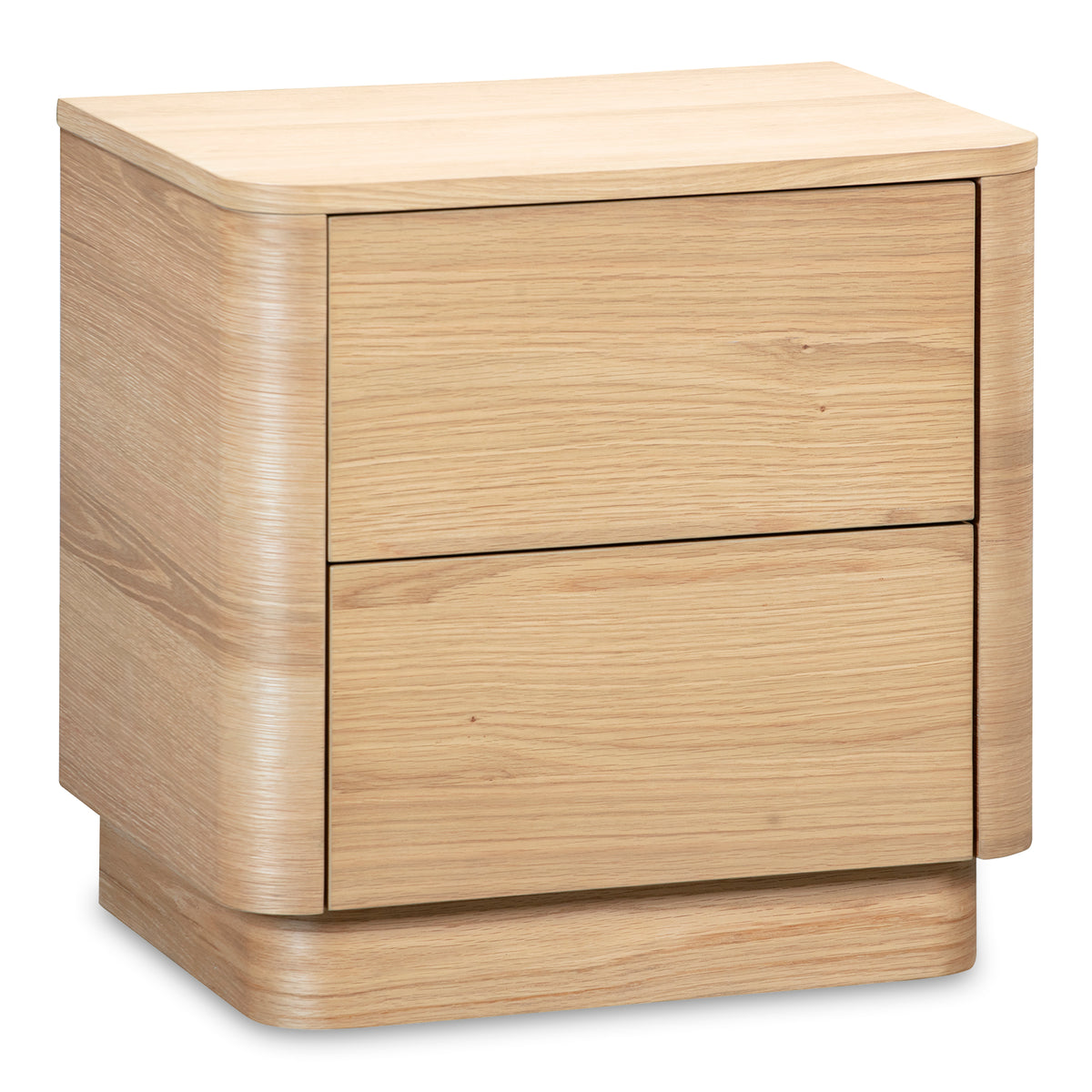 Round Off Nightstand – 20" Veneer Nightstand (3 Colors) (23)
