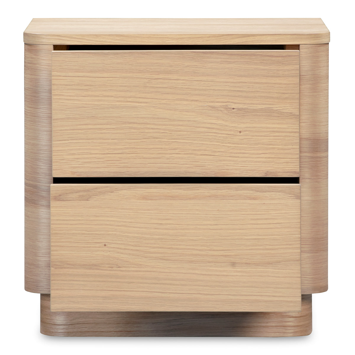 Round Off Nightstand – 20" Veneer Nightstand (3 Colors) (22)