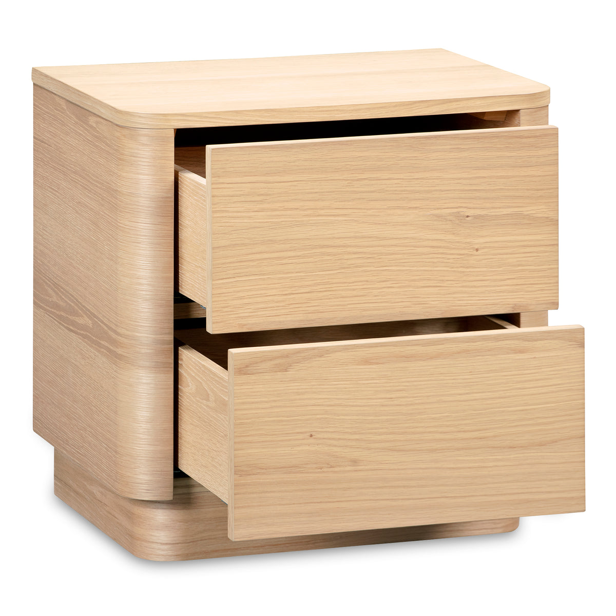 Round Off Nightstand – 20" Veneer Nightstand (3 Colors) (24)