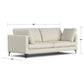 Ava MCM Performance Fabric Sofa 90"L (2 Colors)