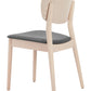 Kellua Dining Chair (Set of 2) in Gray & Natural