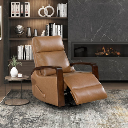 Corbin Camel Plywood Recliner – 36.5"W Recliner