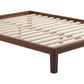 Luum Queen Platform Bed Frame in Walnut