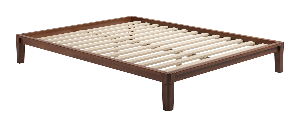 Luum Queen Platform Bed Frame in Walnut
