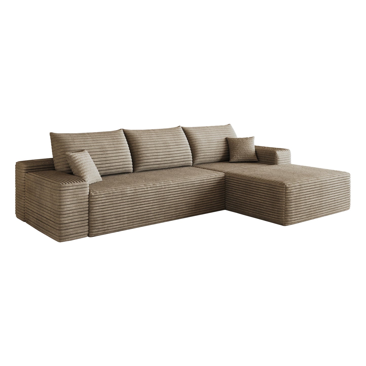 Sullivan camel corduroy cloud modular sectional