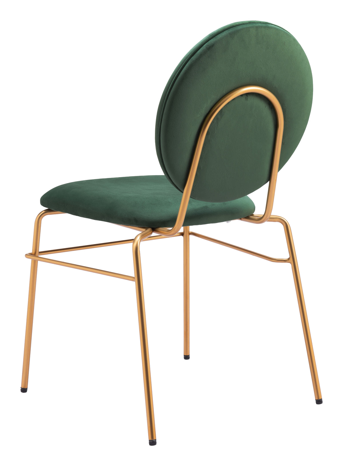 Odessa Green & Gold Dining Chair (Set of 2)