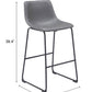 Smart Barstool (Set of 2) in Charcoal