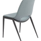 Desi Azure Gray Armless Dining Chair (Set of 2)