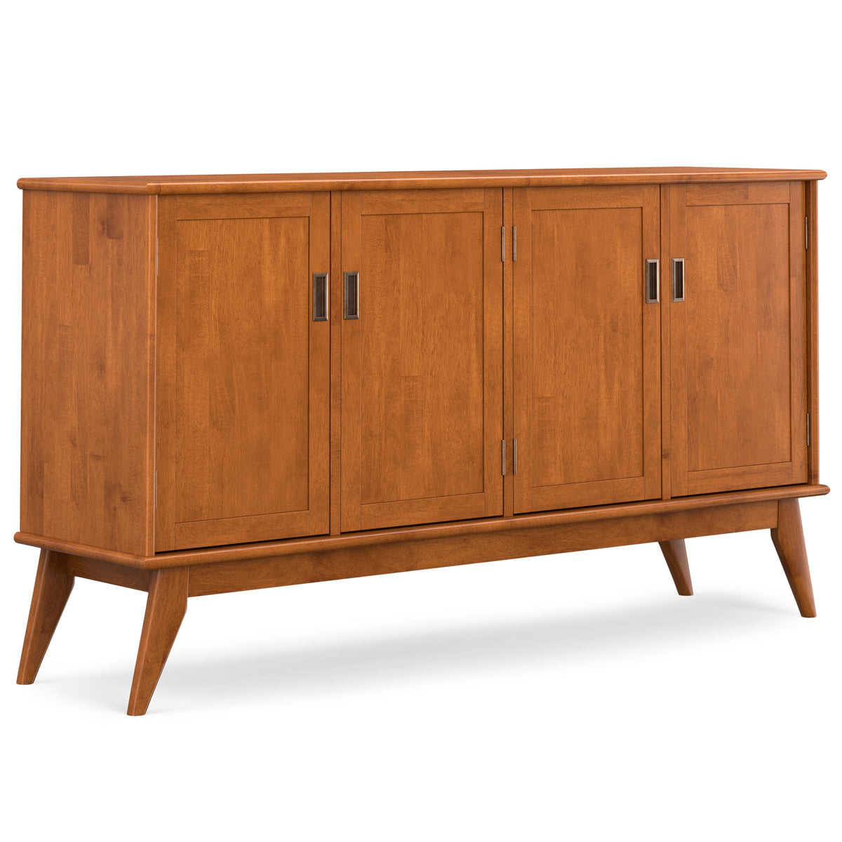 Draper Mid-Century Rubberwood Sideboard