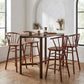 Stenger Barstool (Set of 2) in Walnut
