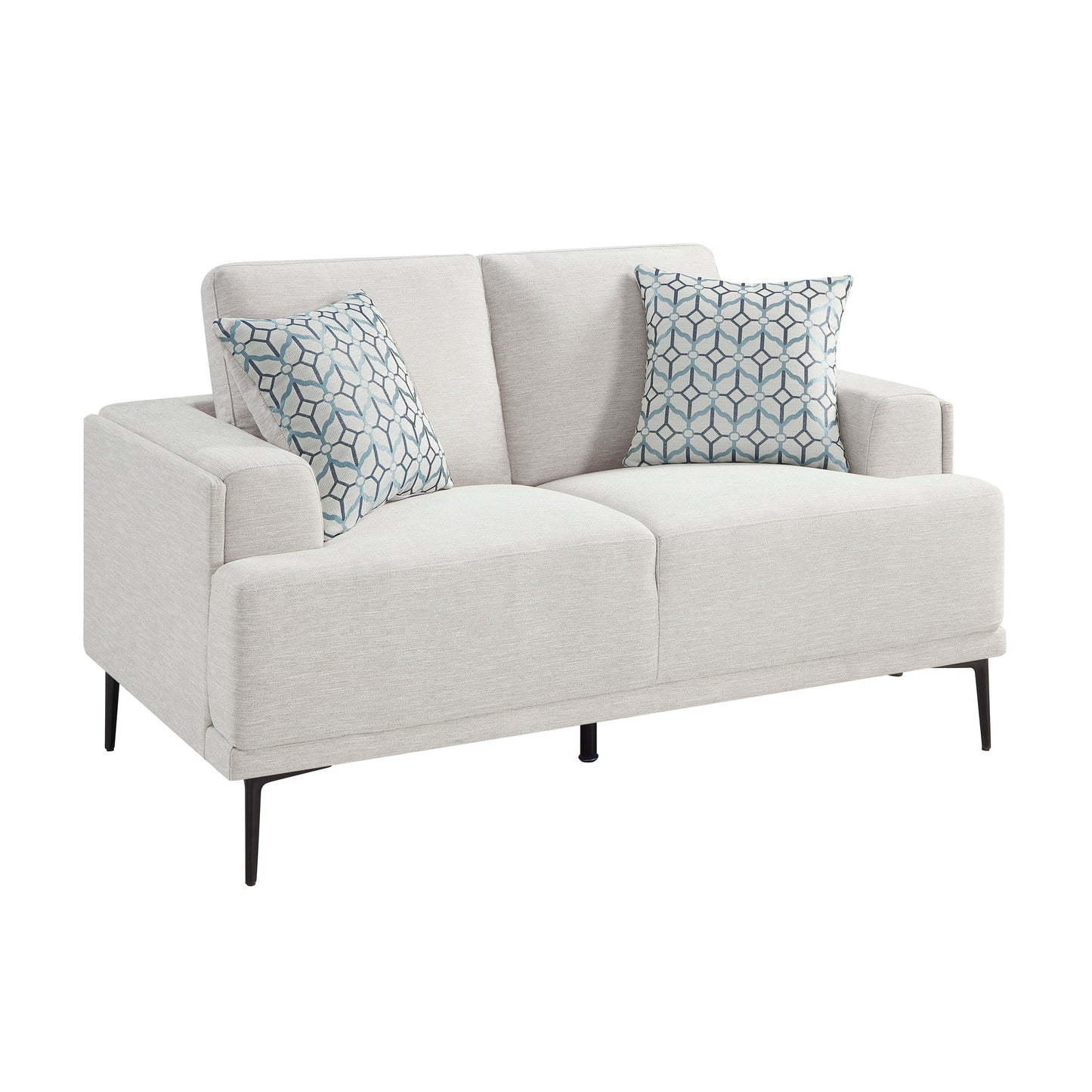 Ellery Chenille Loveseat Taupe
