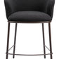 Essen Counter Stool in Black & Bronze