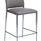 Freesia Barstool (Set of 2) in Charcoal Gray