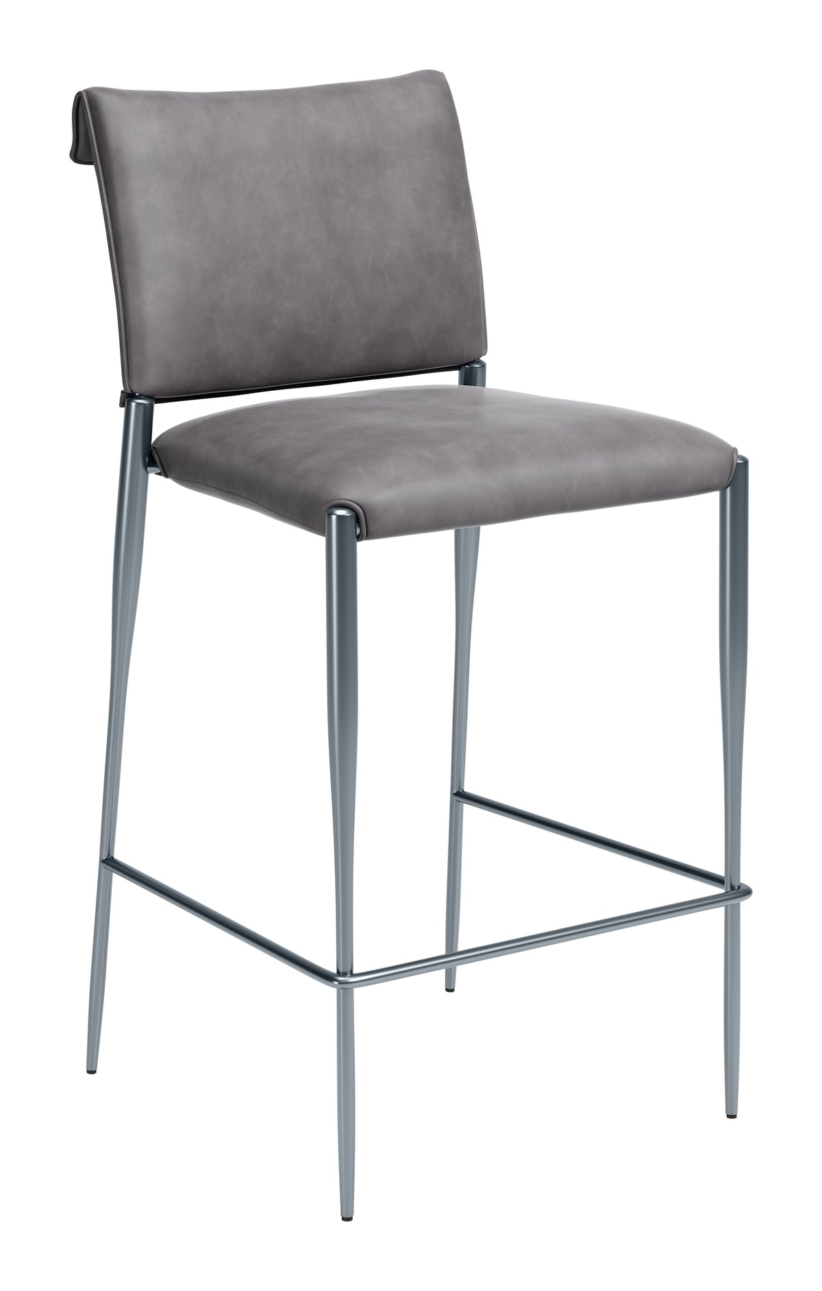 Freesia Barstool (Set of 2) in Charcoal Gray