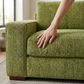 Modena Sofa 92" – Made in USA Square-Arm Sofa (7 Fabrics) - Notion Appletini - Fabric (5)
