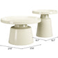 Beurre Ivory Coffee Table Set (2-Piece)