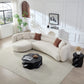 Odile Curved Boucle Sectional