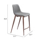 Magnus Counter Stool (Set of 2) in Slate Gray & Walnut
