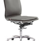 Lider Plus Armless Office Chair in Gray