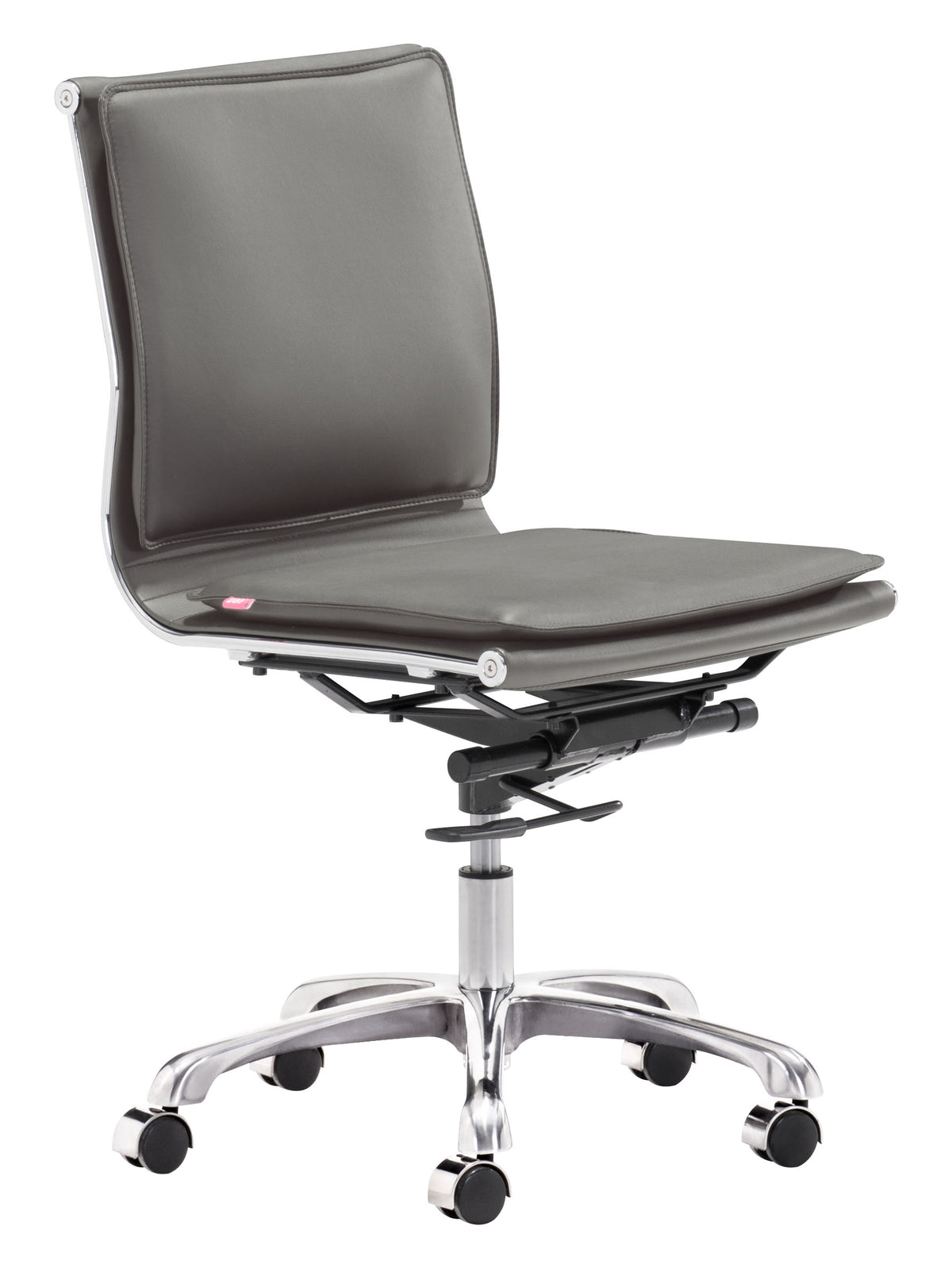 Lider Plus Armless Office Chair in Gray